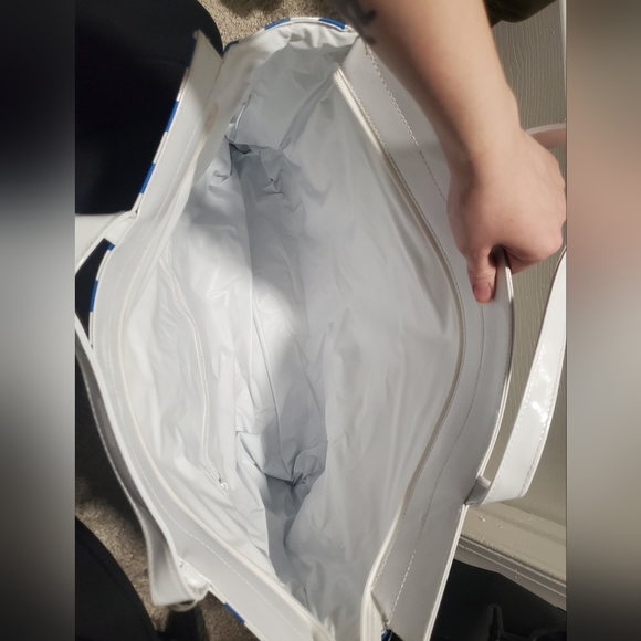 Rare 80's vintage Baggo Time tote with clock - Picture 8 of 12